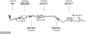 BOSAL SYS10576