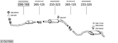 BOSAL SYS07858