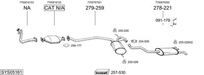 BOSAL SYS05161