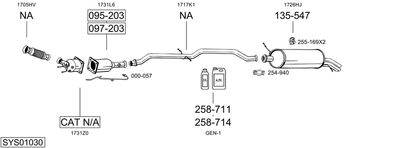 BOSAL SYS01030