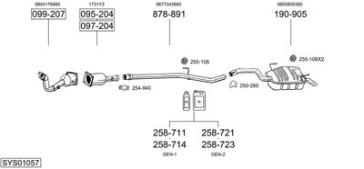 BOSAL SYS01057