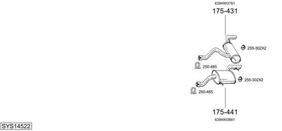 BOSAL SYS14522