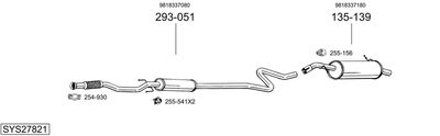 BOSAL SYS27821