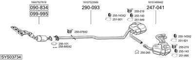 BOSAL SYS03734