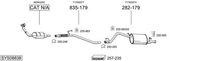 BOSAL SYS08838
