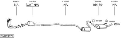 BOSAL SYS19079 BOSAL SYS19079