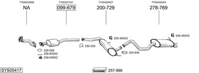 BOSAL SYS05417