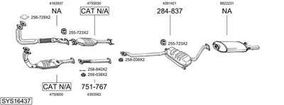 BOSAL SYS16437