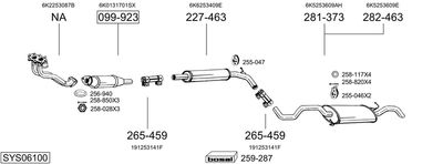 BOSAL SYS06100