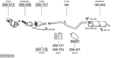 BOSAL SYS10419