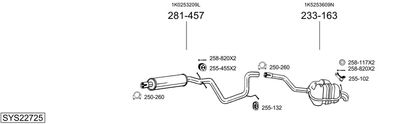 BOSAL SYS22725