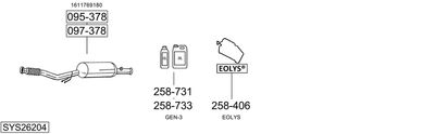 BOSAL SYS26204