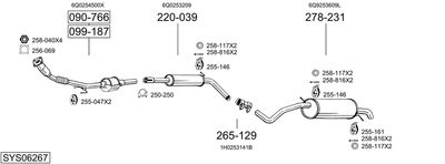 BOSAL SYS06267