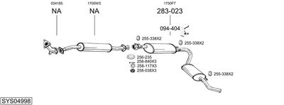 BOSAL SYS04998
