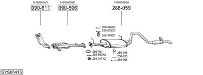 BOSAL SYS06413