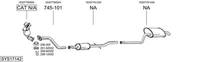 BOSAL SYS17142