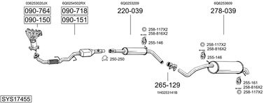 BOSAL SYS17455