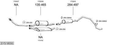 BOSAL SYS18550