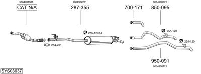 BOSAL SYS03637