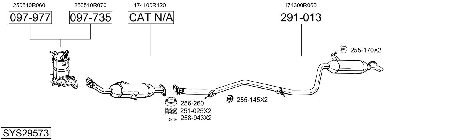 BOSAL SYS29573