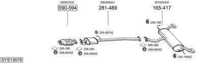 BOSAL SYS13579