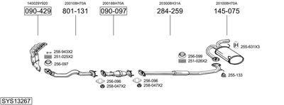 BOSAL SYS13267