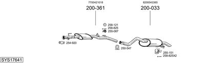 BOSAL SYS17641 BOSAL SYS17641