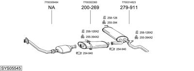 BOSAL SYS05545