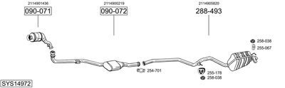 BOSAL SYS14972