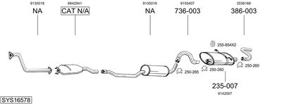 BOSAL SYS16578