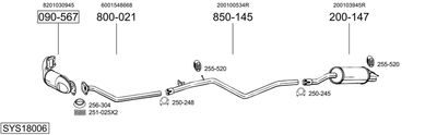 BOSAL SYS18006