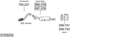 BOSAL SYS26438