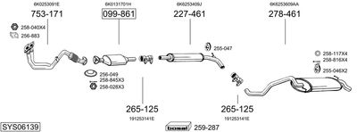 BOSAL SYS06139