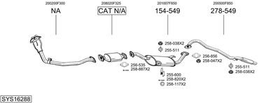 BOSAL SYS16288