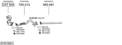 BOSAL SYS15831