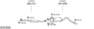 BOSAL SYS14026