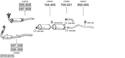 BOSAL SYS12416