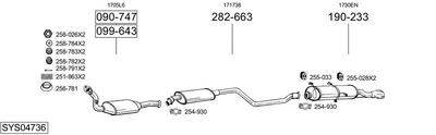 BOSAL SYS04736