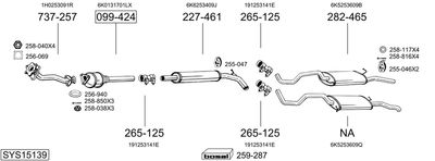 BOSAL SYS15139