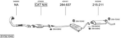 BOSAL SYS21042