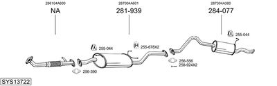 BOSAL SYS13722