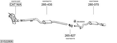 BOSAL SYS22806