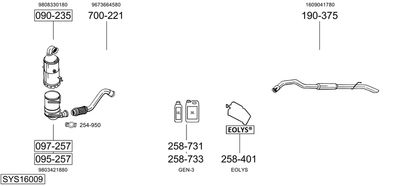 BOSAL SYS16009