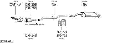 BOSAL SYS11671