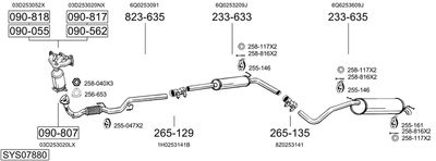 BOSAL SYS07880