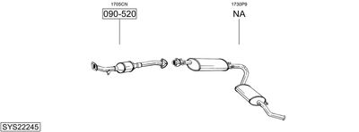BOSAL SYS22245