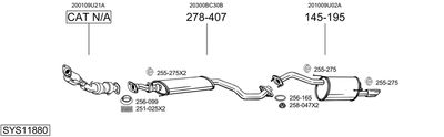 BOSAL SYS11880