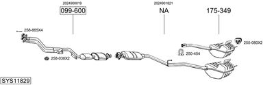BOSAL SYS11829