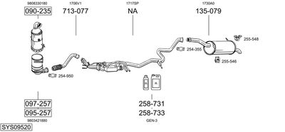 BOSAL SYS09520