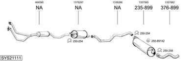 BOSAL SYS21111